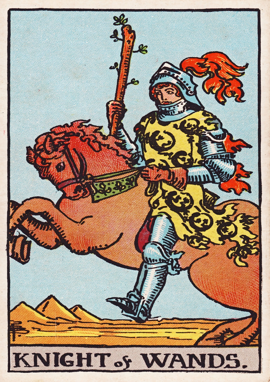 Knight of Wands - Print Only frame