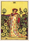 Nine of Pentacles print