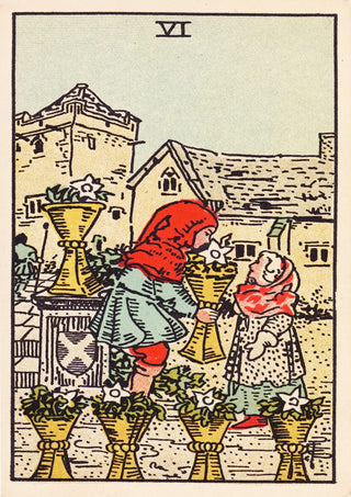 Six of Cups print