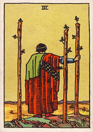 Three of Wands print
