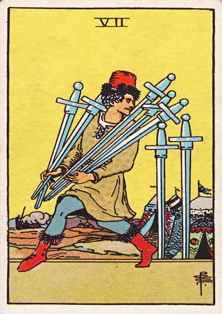 Seven of Swords print