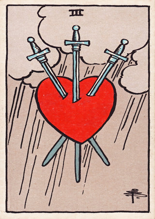 Three of Swords print