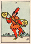 Two of Pentacles print