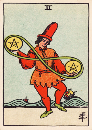Two of Pentacles print
