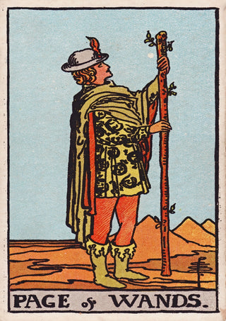 Page of Wands print