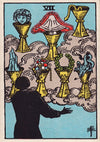 Seven of Cups print