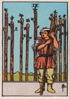 Nine of Wands print