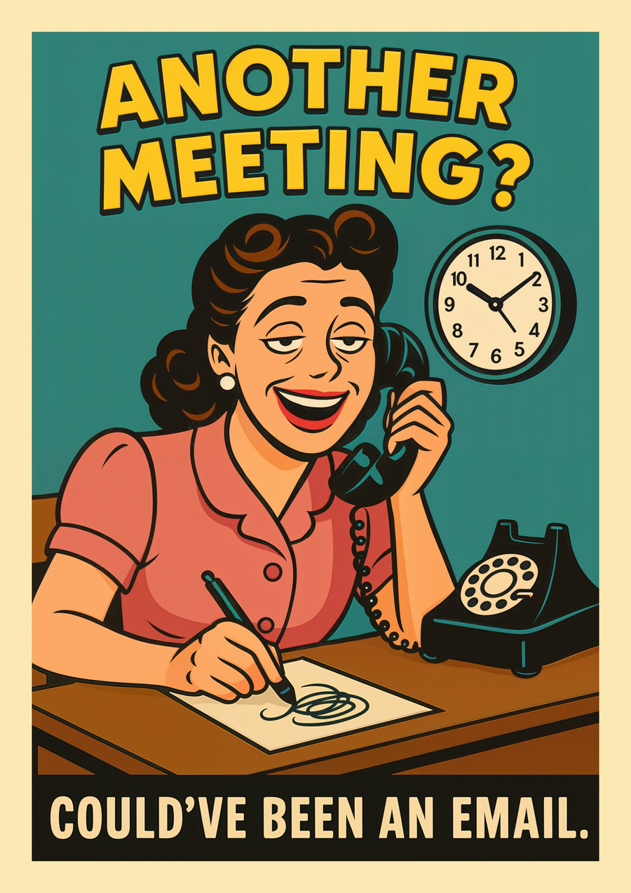 Another Meeting? - Print Only frame