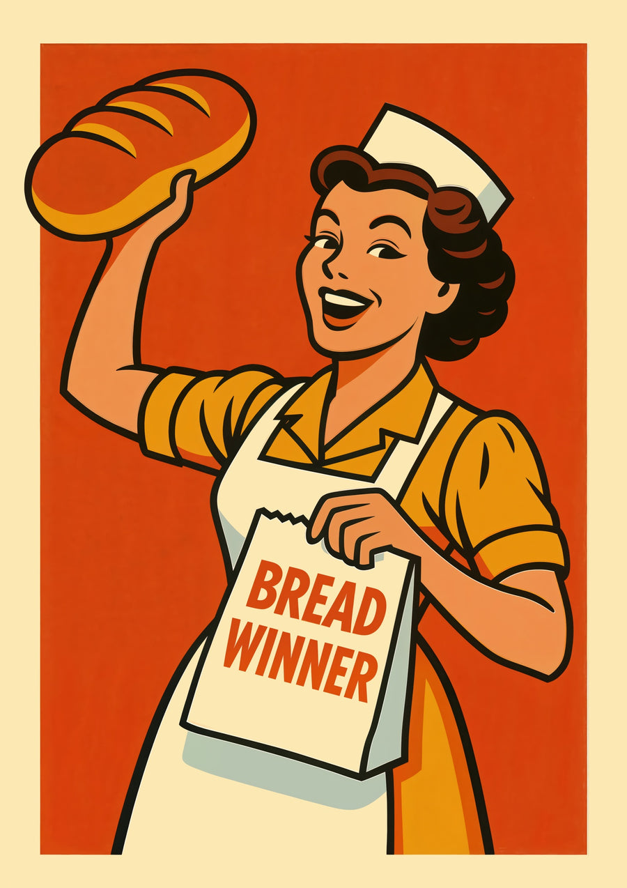 Bread Winner - Print Only frame