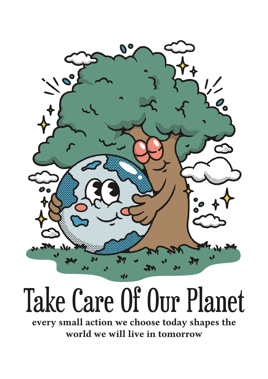 Take Care of Our Planet - Print Only frame