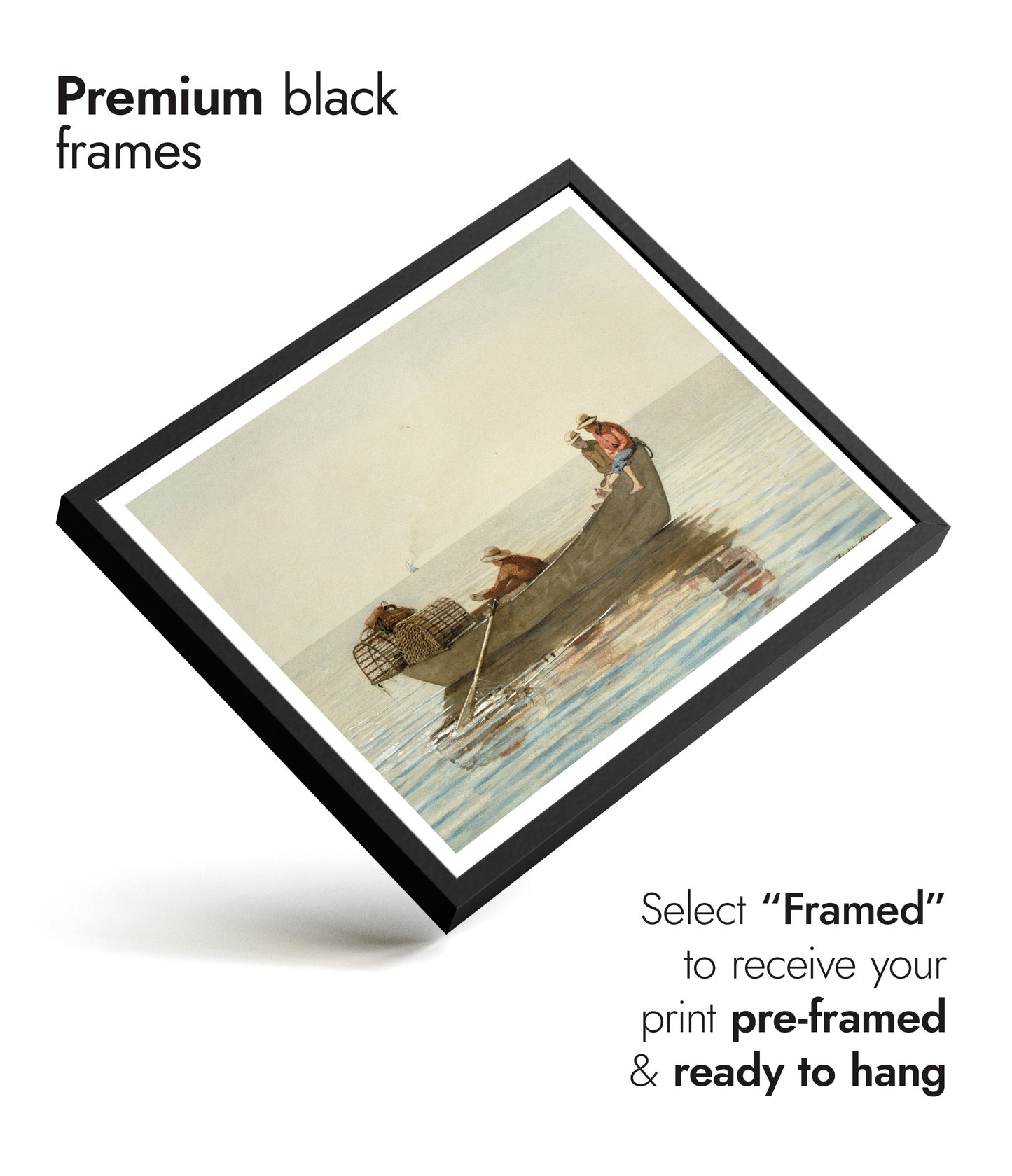 Three Boys in a Dory with Lobster Pots