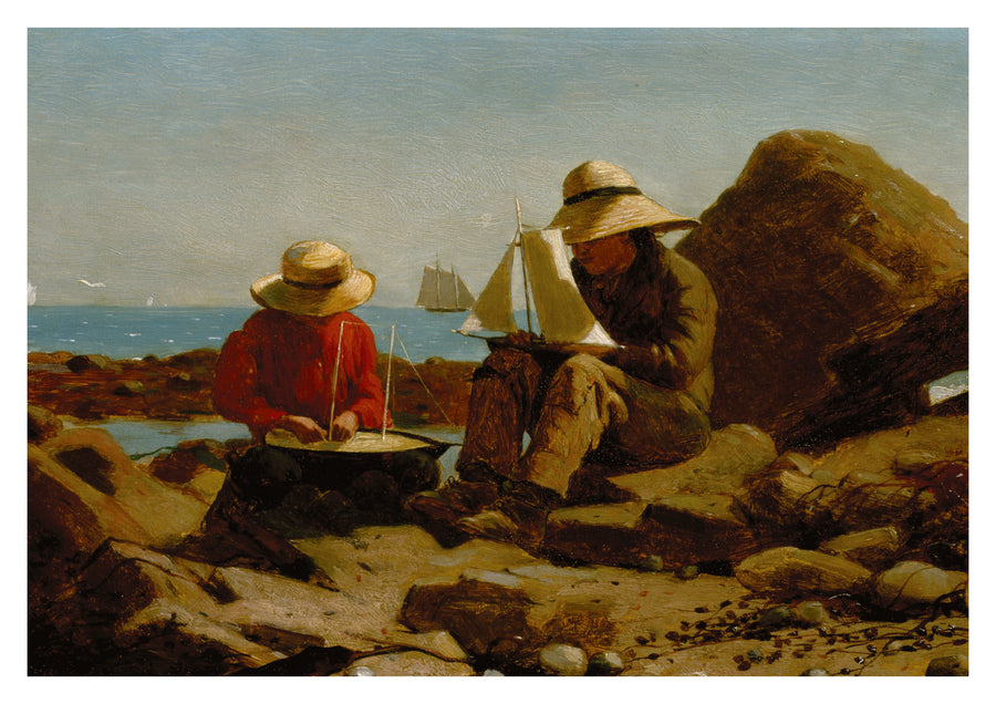 Les Constructeurs de Bateaux - Print Only frame