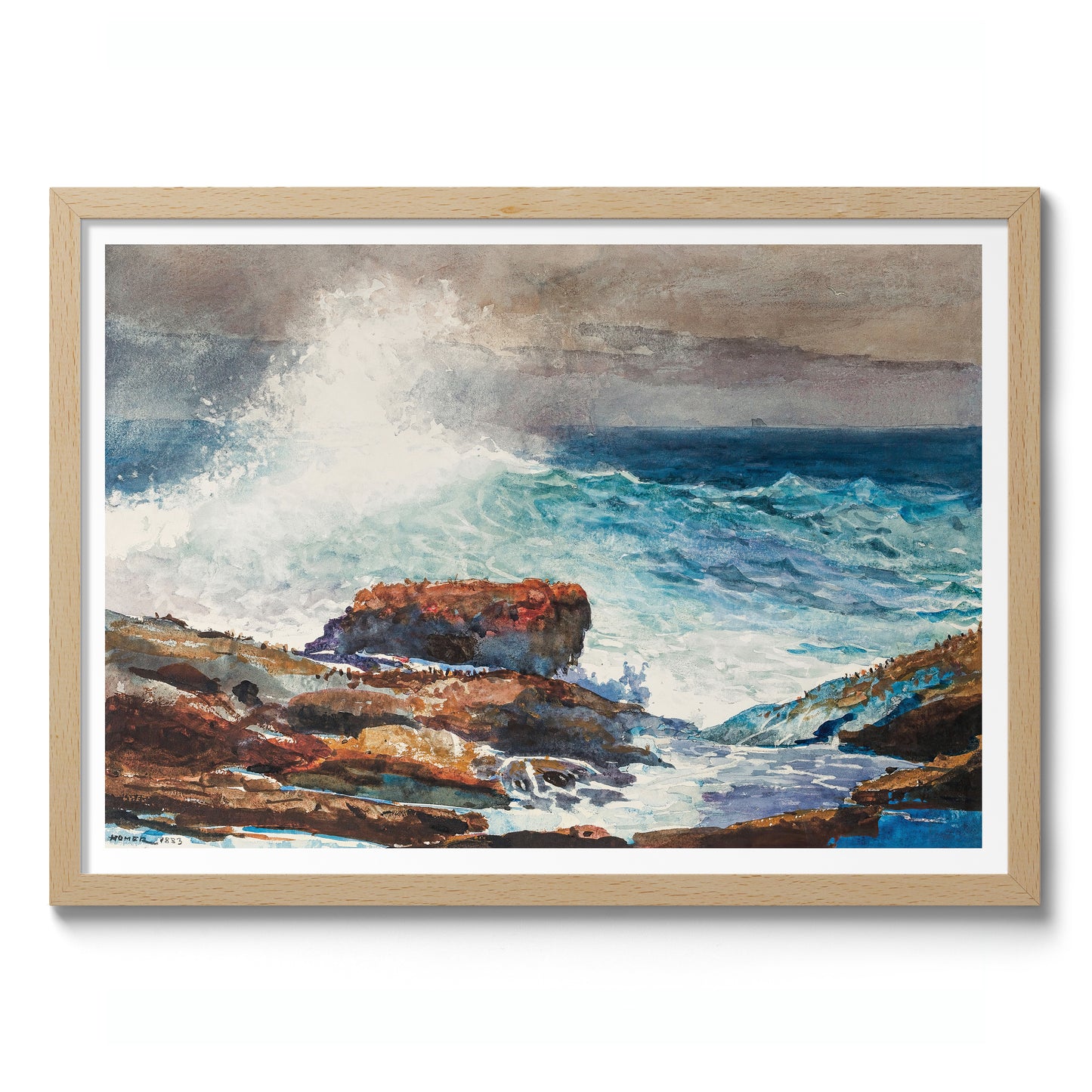 Eintreffende Flut, Scarboro, Maine