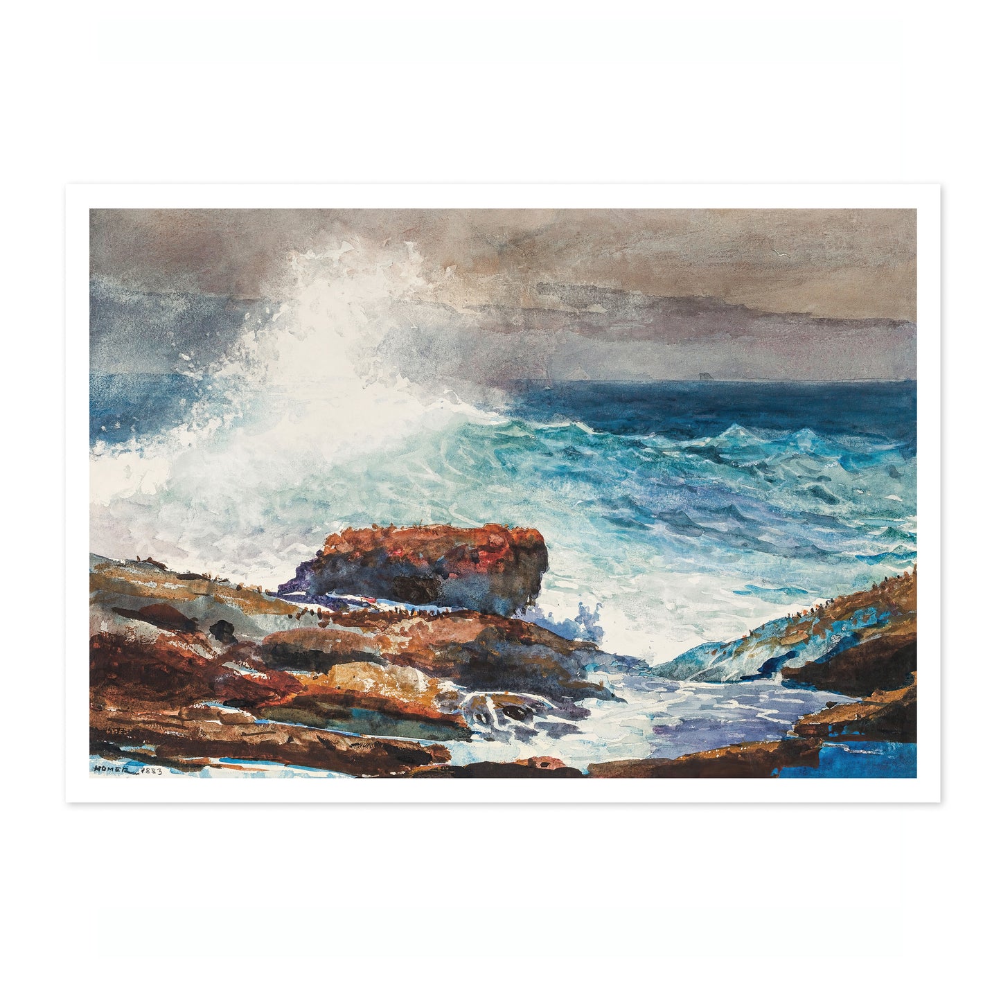 Eintreffende Flut, Scarboro, Maine