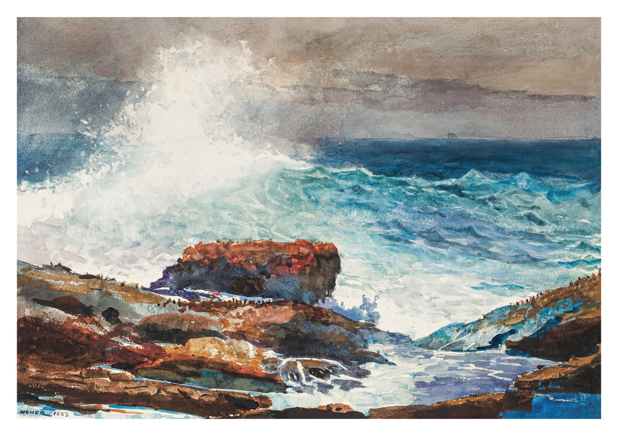 Maree montante, Scarboro, Maine - Print Only frame