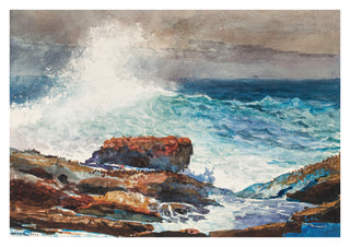 Eintreffende Flut, Scarboro, Maine print