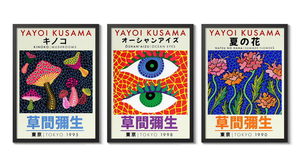 Yayoi Kusama - Set of 3