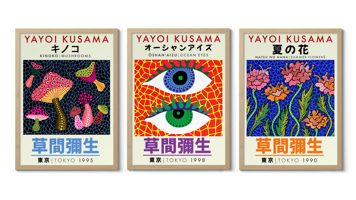 Yayoi Kusama - Set of 3