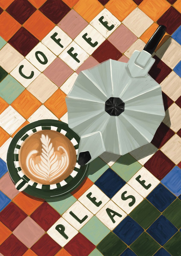 Coffee please by Vero Illustrates