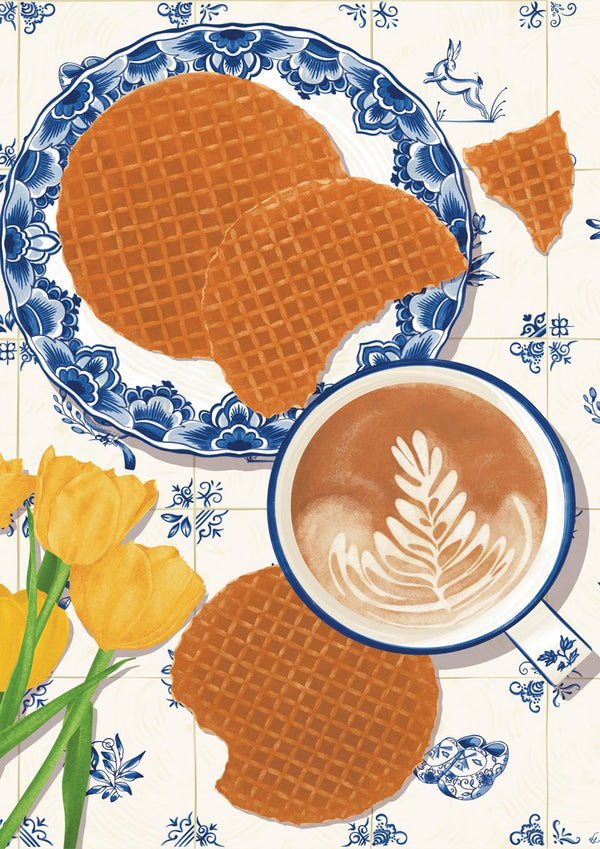 Holland Stroopwafels by Vero Illustrates