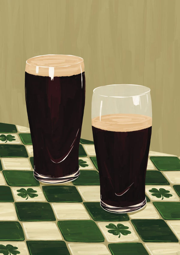 Irish Pints by Vero Illustrates