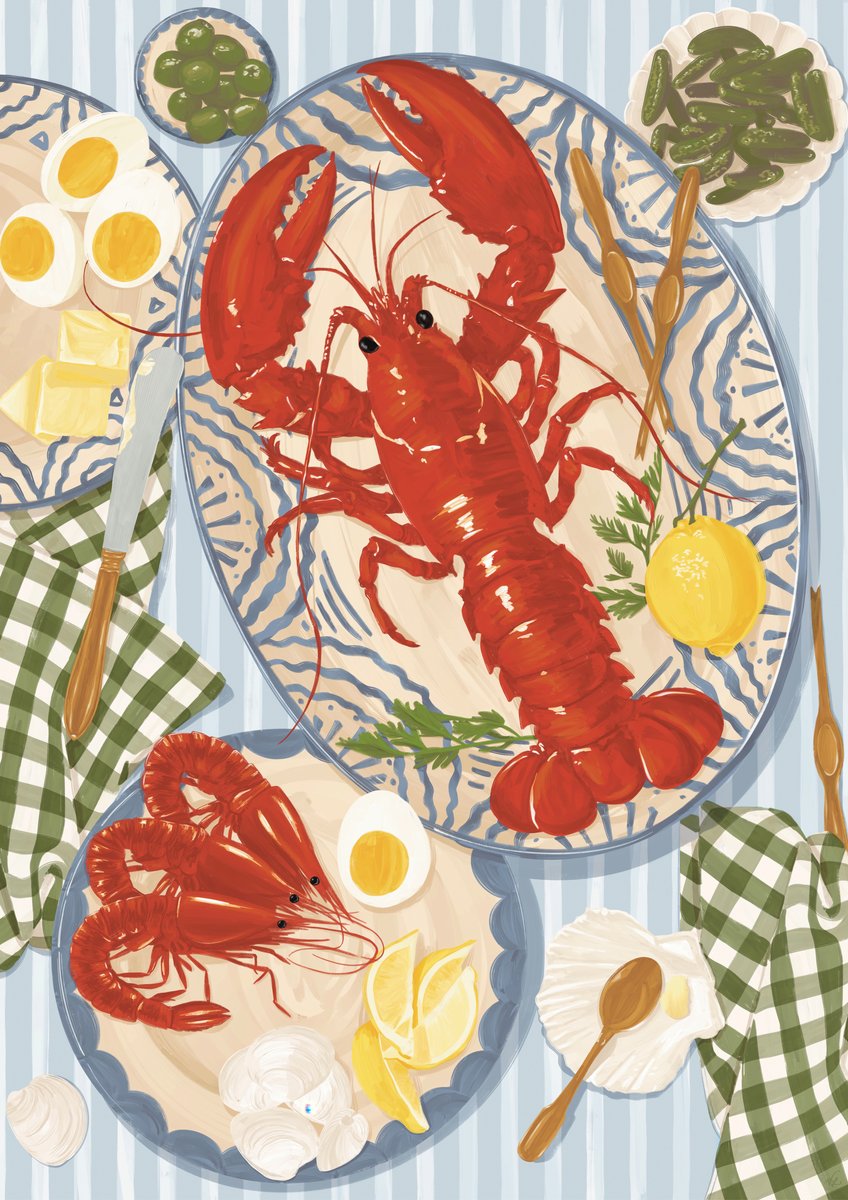 Hummer till lunch - Print only