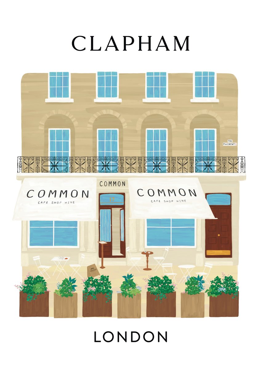 Clapham Common Cafe - Print only