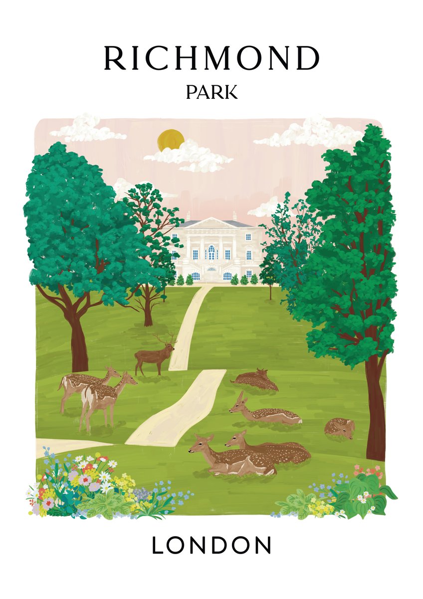 Richmond Park - Print only