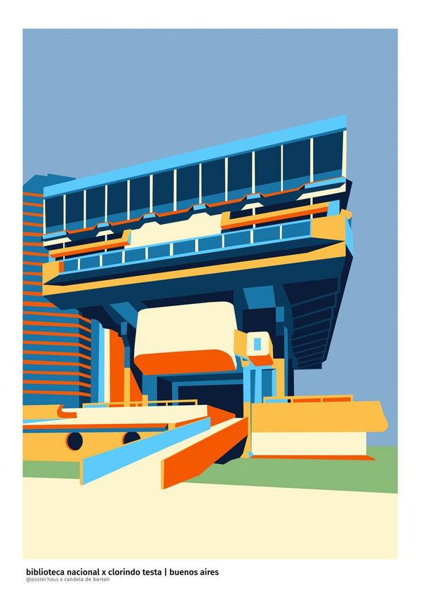 Biblioteca Nacional, Blue by Candela De Bortoli