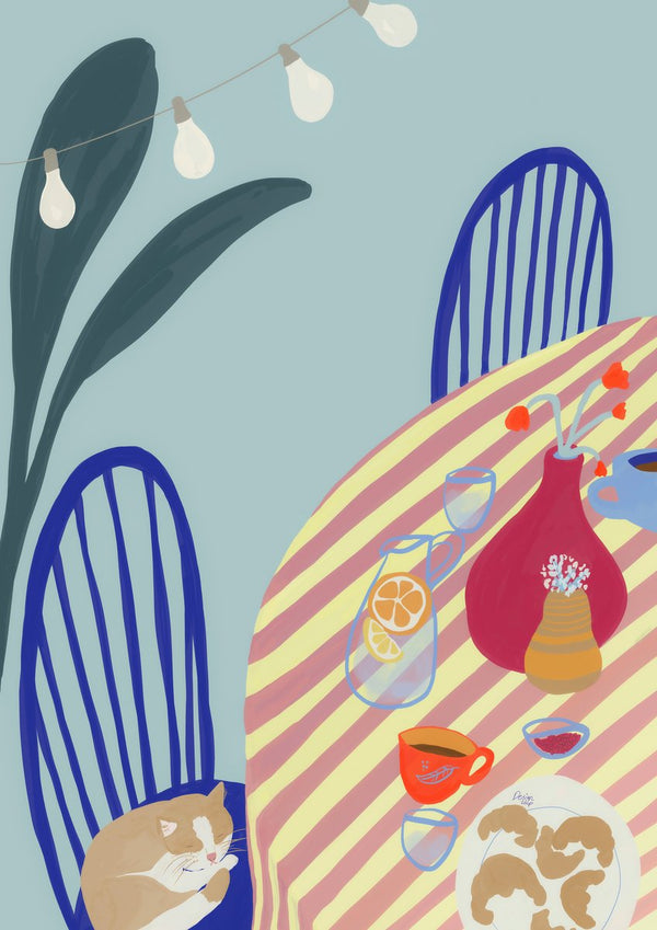 Outdoor Breakfast by Alix Campbell