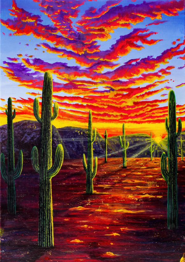 Saguaro Party by Lucy Reed