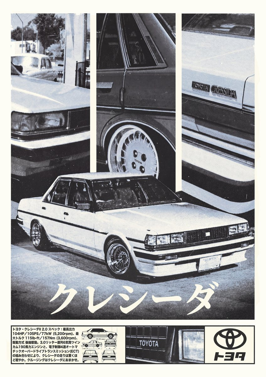 1992 TOYOTA CRESSIDA VNTG - Print only