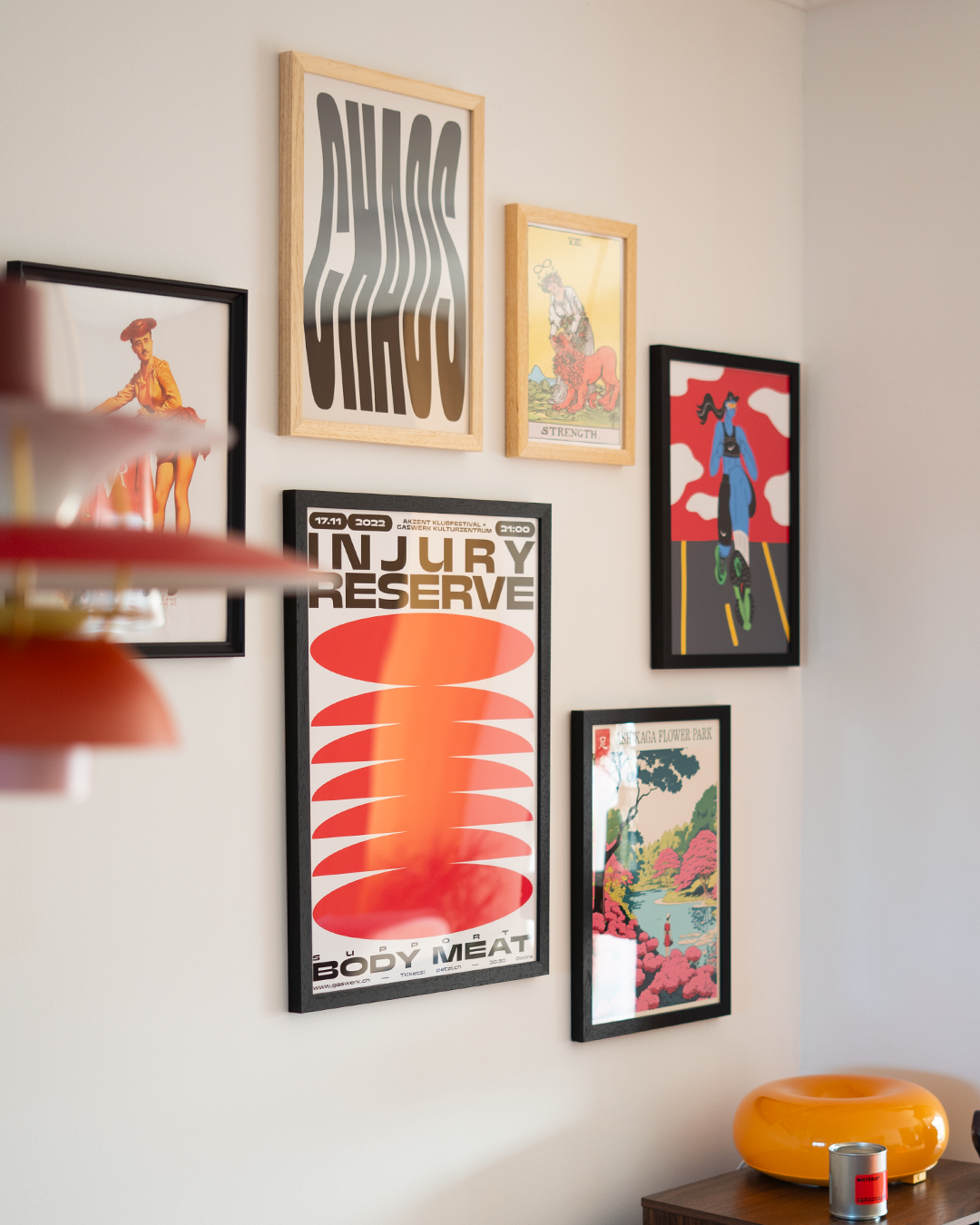 Customer home featuring Animato prints