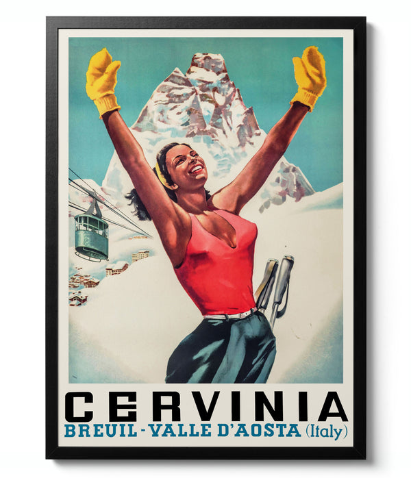 Cervinia, Italy - Skiing