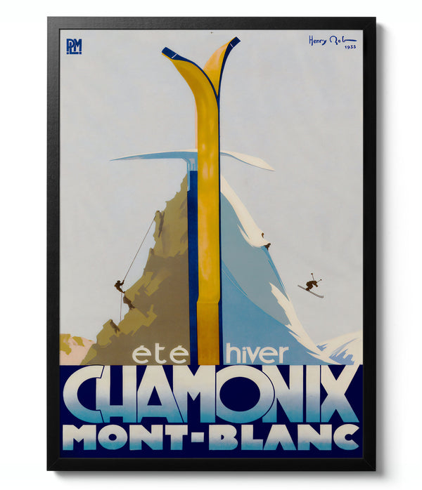 Chamonix Mont Blanc, France - Vintage Travel