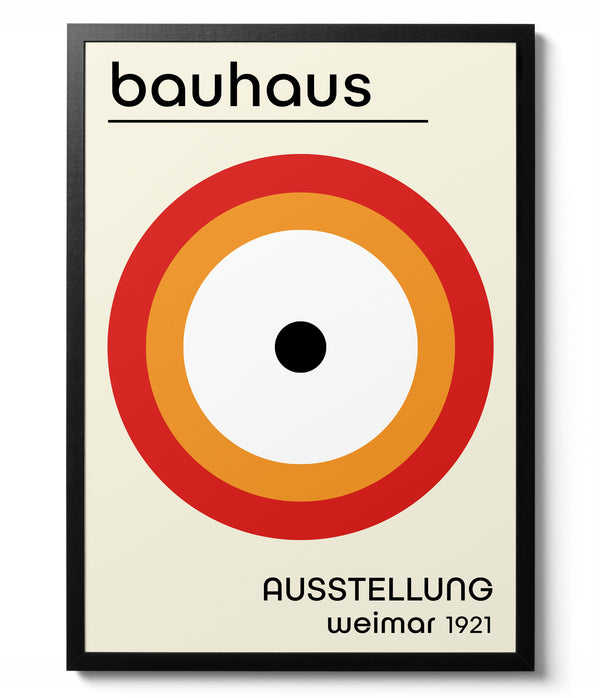 Bauhaus Red & Orange Circles