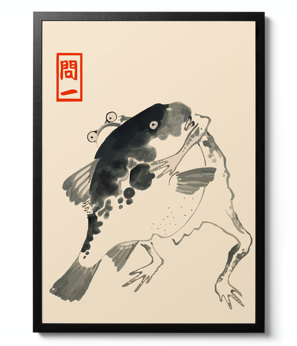 Frog & Fish - Matsumoto Hoji