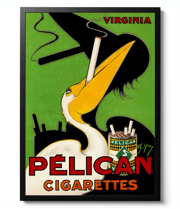 Pelican Cigarettes - Vintage Advert
