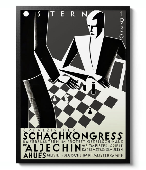 Vintage Chess Match - 1930