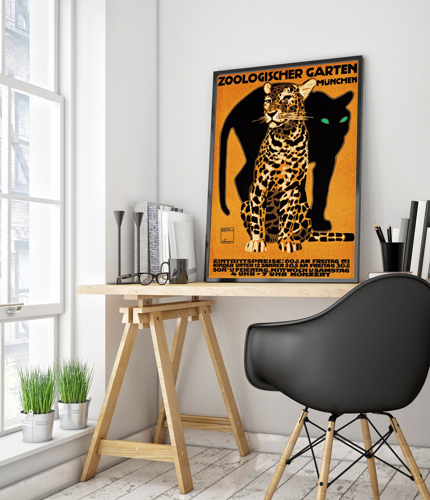 Fläckig leopard, München