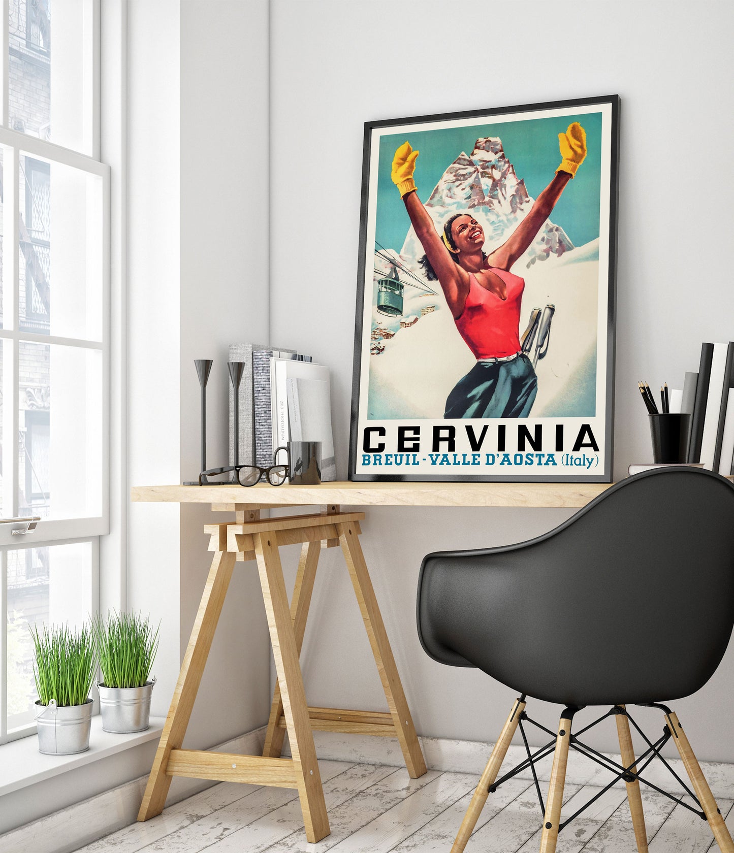 Cervinia, Italien - Skifahren