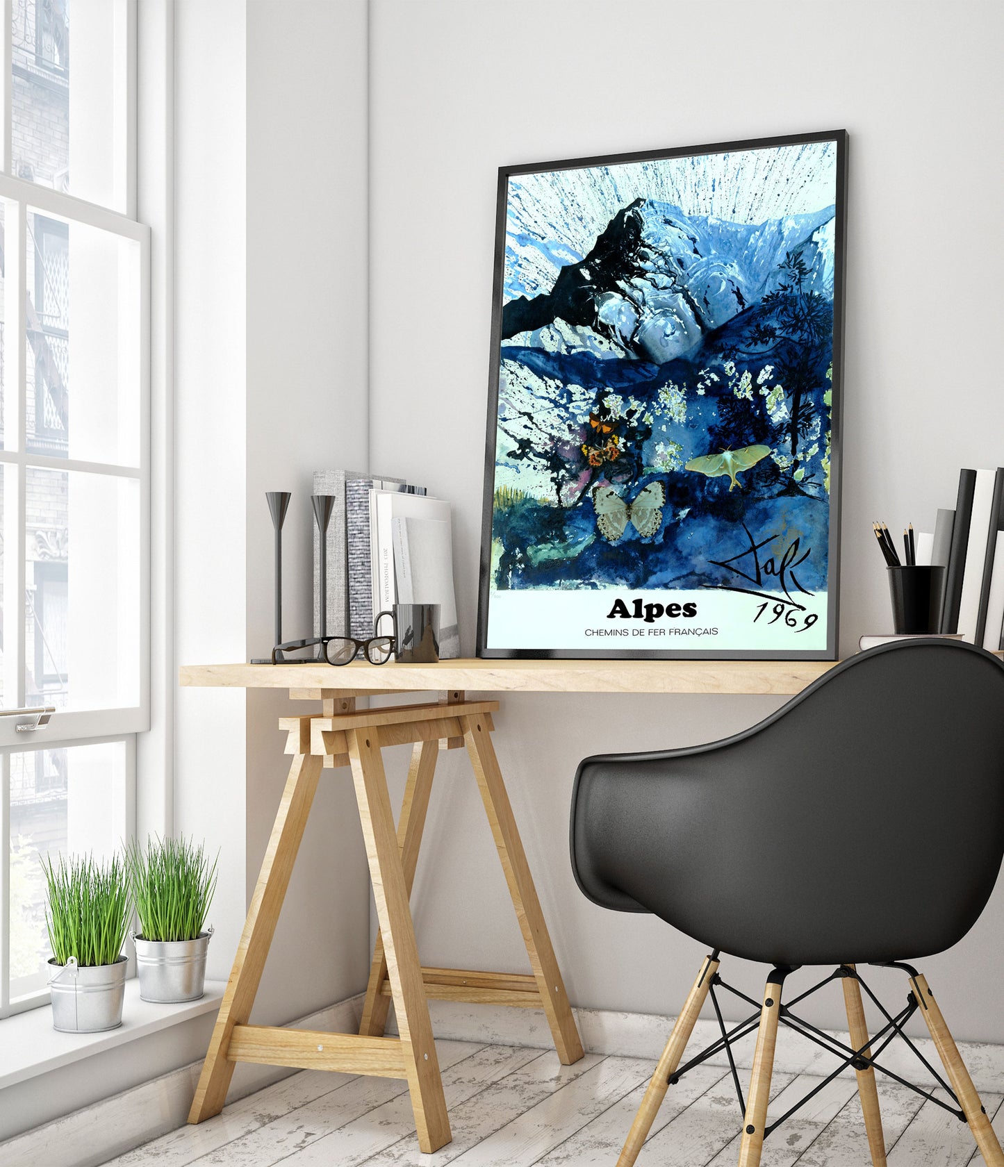 Salvador Dali, French Alps