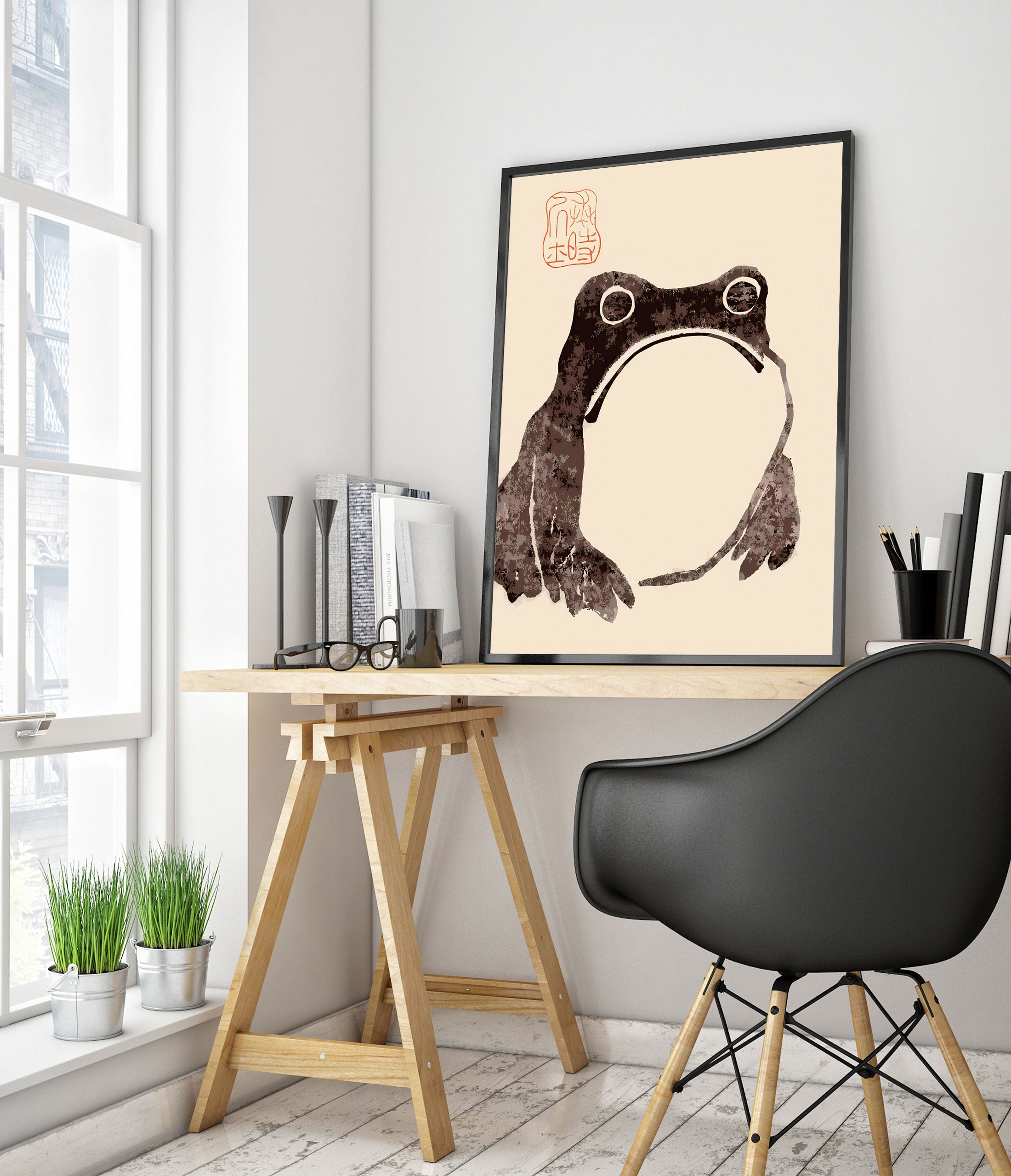 Frog - Matsumoto Hoji | Japanese Art | Framed Prints & Posters – Animato