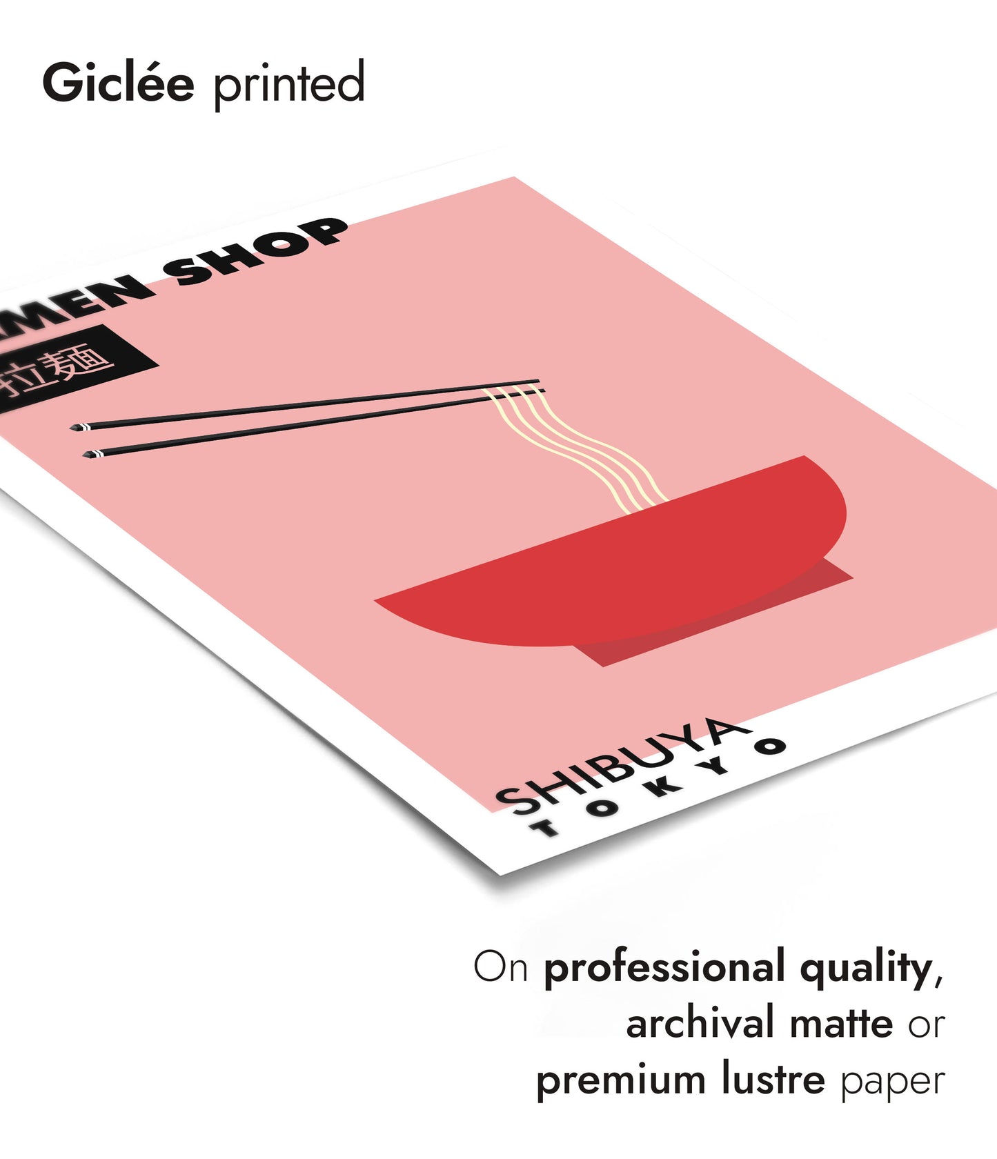 Ramenbutik i Shibuya