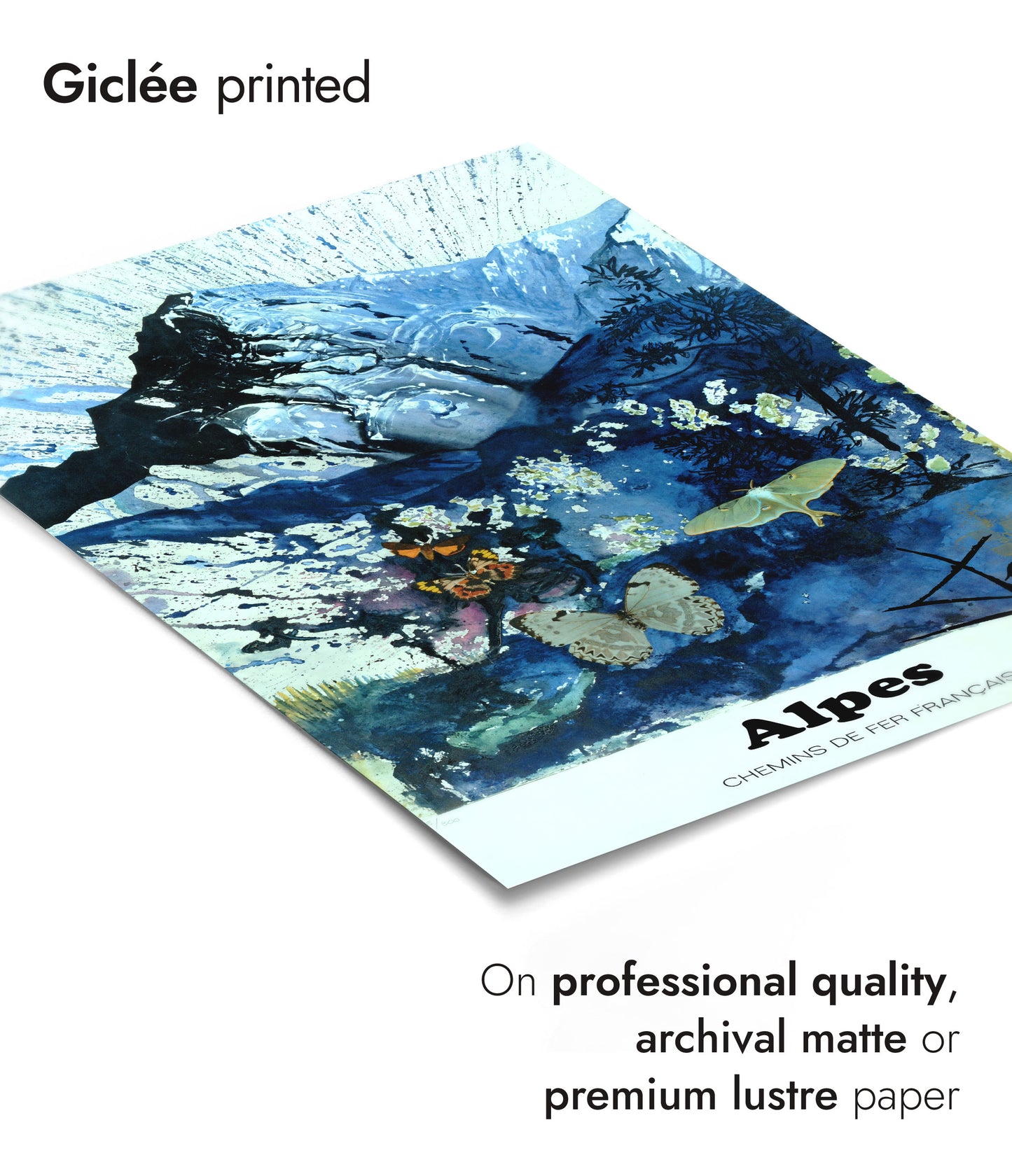 Salvador Dali, French Alps