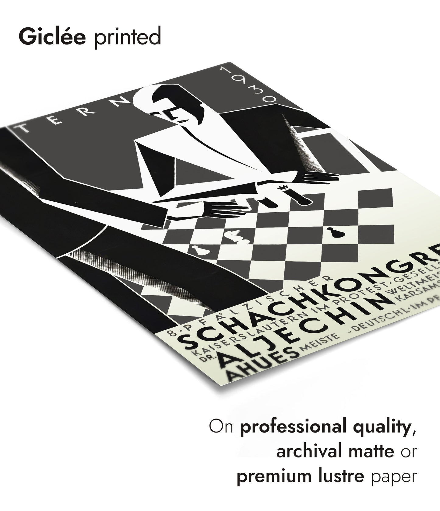 Vintage Chess Match - 1930