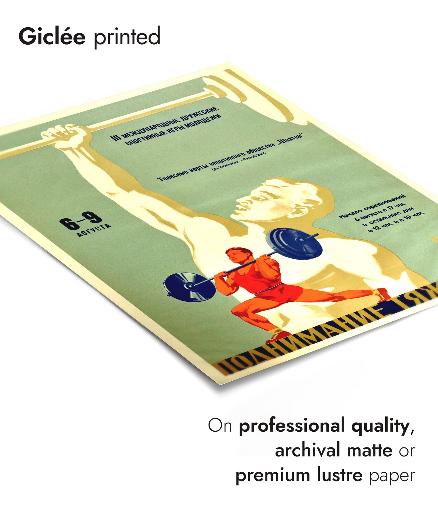 Soviet Weightlifting - 1930