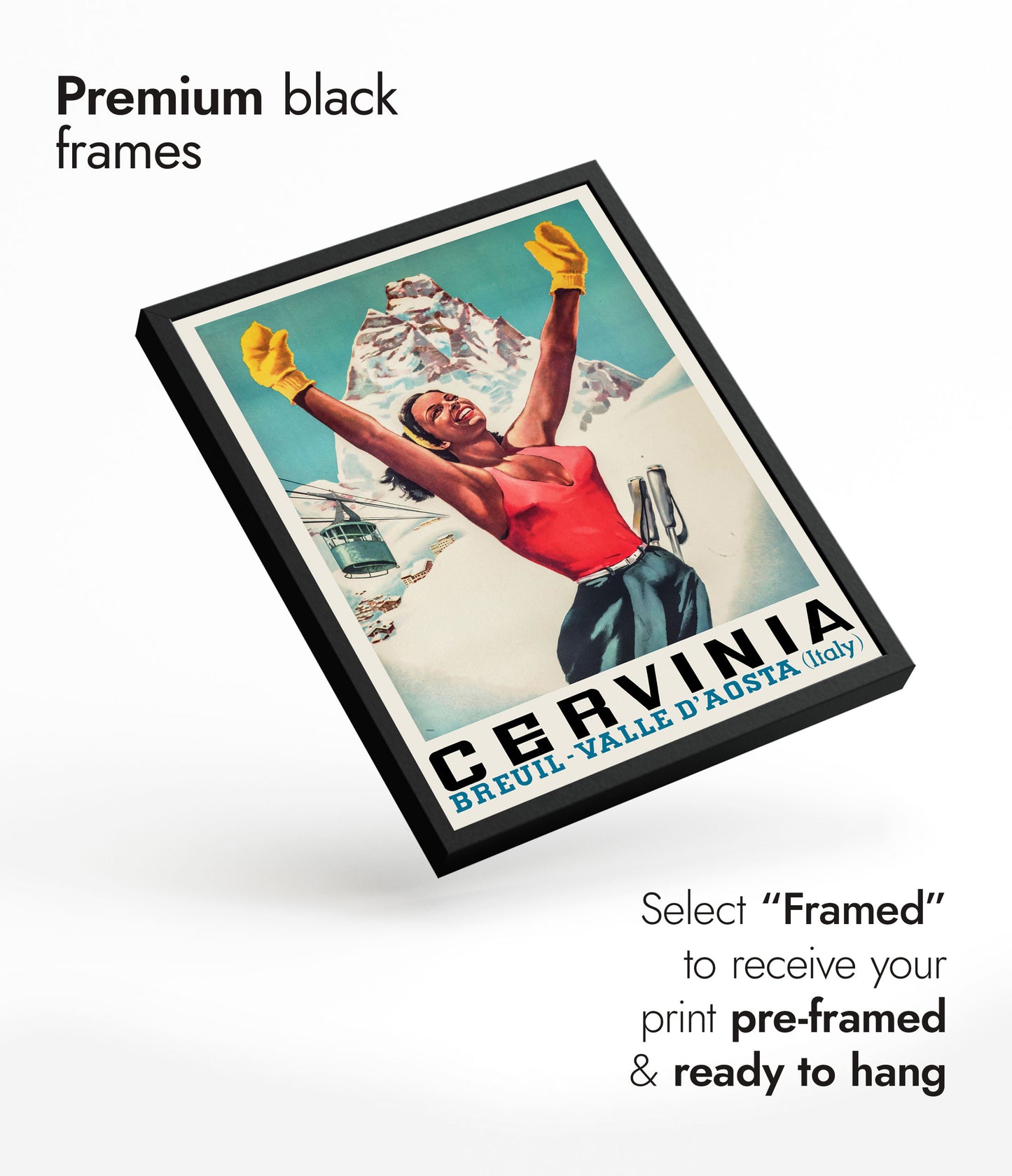 Cervinia, Italien - Skifahren