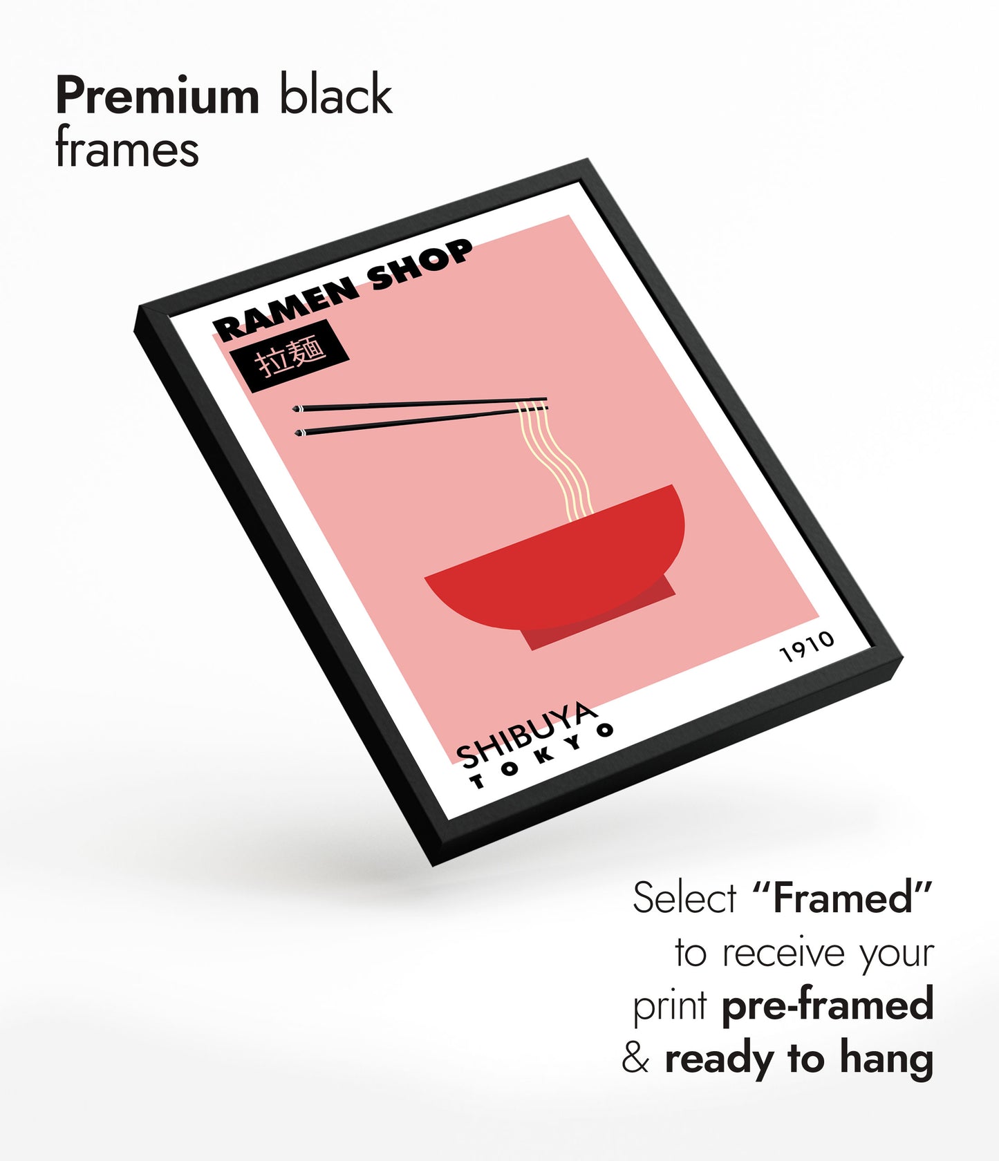 Ramenbutik i Shibuya