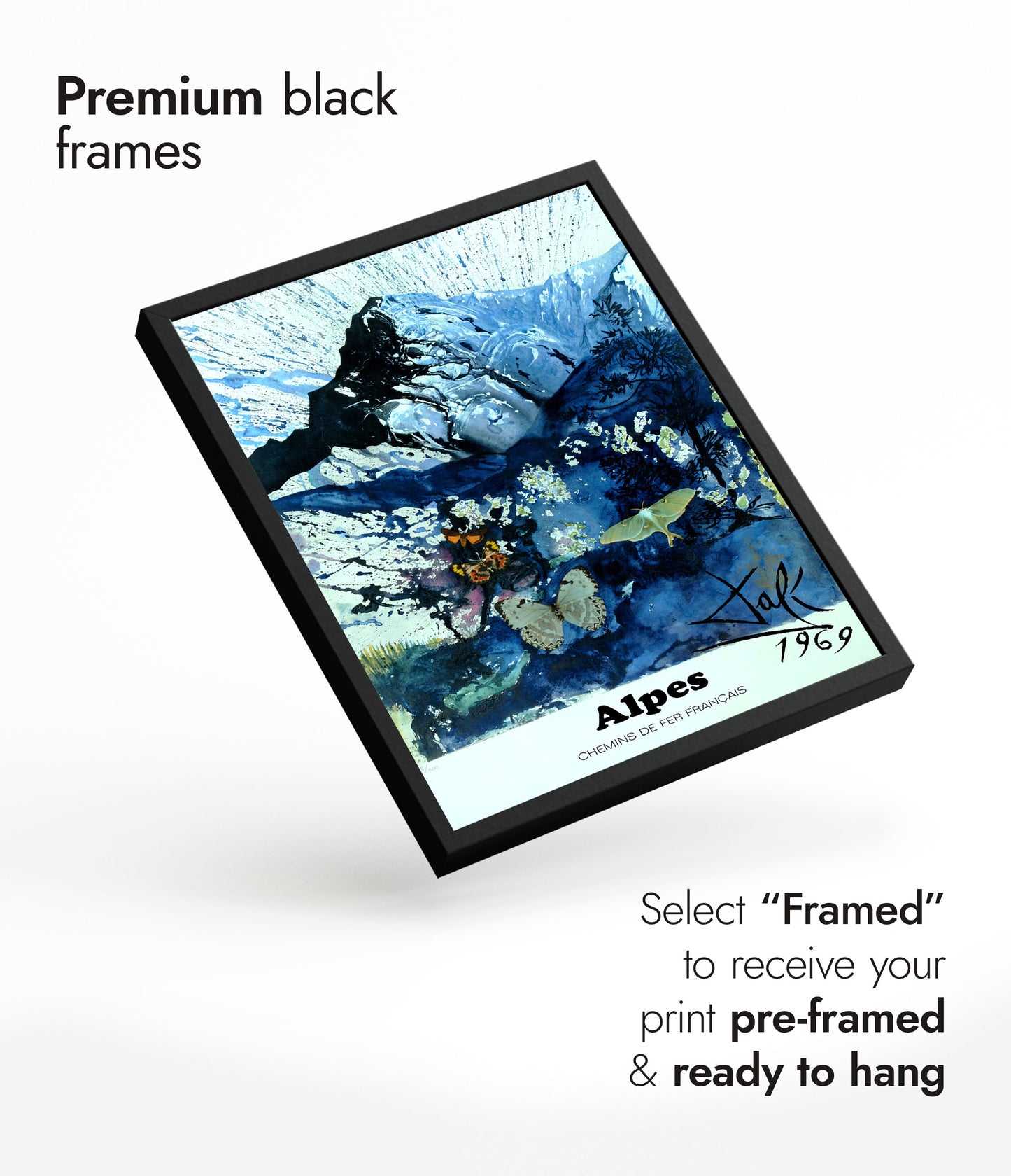 Salvador Dali, French Alps